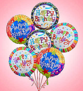 Birthday Mylar Balloons (6)