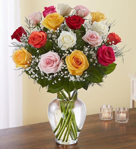 Rose Elegance&trade; Premium Long Stem Assorted Roses